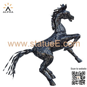 iron horse statue